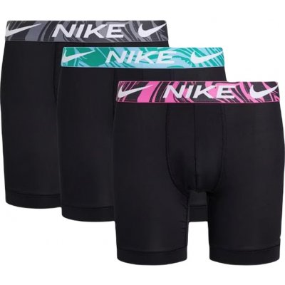 Nike Dri-Fit Essential Micro Boxer Brief 3P black/aqua blue/laser fuchsia/clay