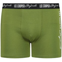 Lee Cooper pánské boxerky Printed kaki