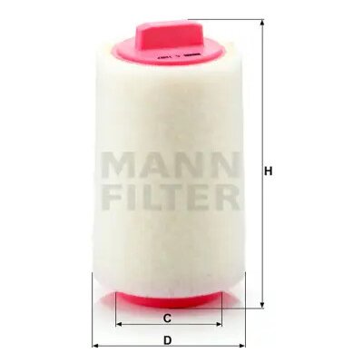 MANN FILTER Vzduchový filtr C 1287 – Hledejceny.cz