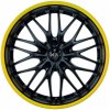 Alu kolo, lité kolo Barracuda Voltec T6 9x20 5x112 ET35 matt black trim yellow