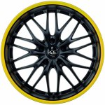 Barracuda Voltec T6 10x20 5x112 ET45 matt black trim yellow – Hledejceny.cz