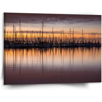 Sablio Obraz Večerní přístav - 150x110 cm – Hledejceny.cz