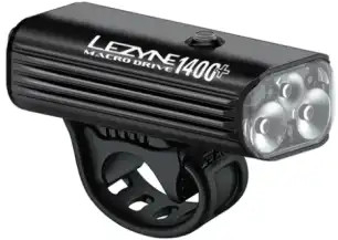 Lezyne Light Macro Drive 1400+ Satin přední černé