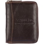 Wild kožená peněženka na zip 5508 hnědá – Zboží Mobilmania