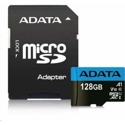 ADATA SDXC 128 GB UHS-I AUSDX128GUICL10A1-RA1 – Zboží Mobilmania
