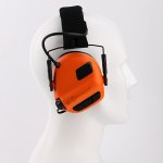 Elektronická sluchátka M31 Plus Earmor Oranžové – Zboží Mobilmania