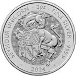 Royal Mint Stříbrná mince Seymour Unicorn Tudor Beasts 2024 2 oz – Zboží Mobilmania