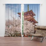 Sablio Závěs Čínská věžička: 2ks 140x250cm – Hledejceny.cz