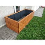 vidaXL Vyvýšený truhlík 160x80x45 cm pozinkovaná ocel hnědý – Zboží Dáma