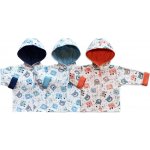 Baby Service bavlněný oboustranný kabátek s kapucí Medvídek modrý – Zboží Mobilmania