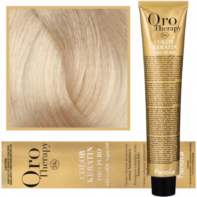 Fanola Oro Puro barva na vlasy 10.0 100 ml – Zboží Mobilmania
