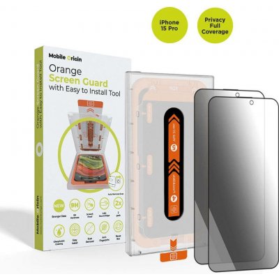 Mobile Origin Privacy Screen Guard iPhone 15 Pro 2 ks s aplikátorem SGA-FP-i15Pro-2pk – Zboží Živě