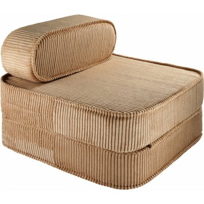 Wigiwama Flip dětské křesílko hnědá 60 cm 25 cm 65 cm – Sleviste.cz