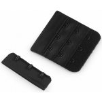 Zapínání na body šíře 50 mm trojřadé - černá (10 pár) – Zbozi.Blesk.cz
