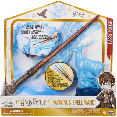 Spin Master Harry Potter hůlka Harryho se svítícím patronem Harry Potter – Zboží Mobilmania