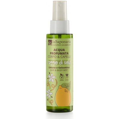 laSaponaria Body & Hair Mist Tělová mlha SunBeam citron & jasmín 100 ml – Sleviste.cz