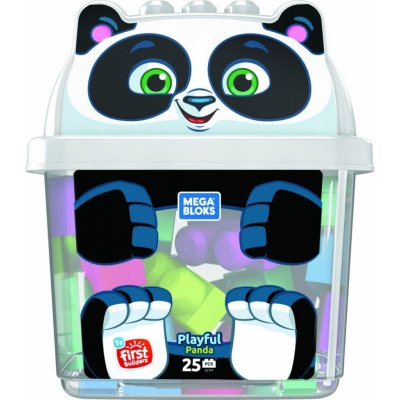 Mega Bloks kyblík s kostkami PLAYFUL PANDA – Zboží Dáma