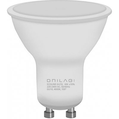 Brilagi LED žárovka Ecoline GU10/6W/230V 4000K BG1910 – Zboží Živě