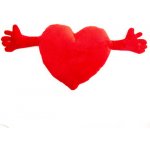 GiftyCity polštář Srdce s rukama 70cm – Zboží Dáma