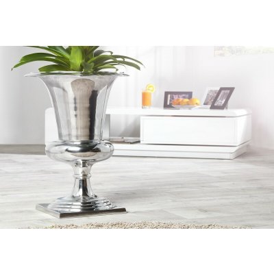 Bighome - Váza POKAL 60 cm – stříbrná – Hledejceny.cz
