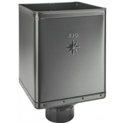 KJG Sběrný kotlík design 100 mm pozink RAL 7016 antracit – Zbozi.Blesk.cz