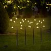 Vánoční osvětlení Haushalt international LED Zahradní zápich Hvězdičky 4 ks 845643