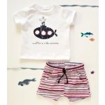 Z&Z 2-dílná sada tričko kr. rukáv kraťásky s provázkem modrá – Sleviste.cz