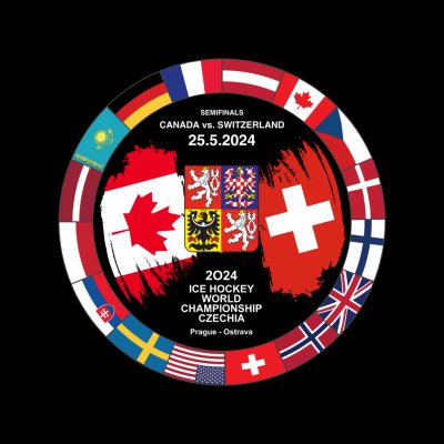 FansArena Puk Ice Hockey World Championship Czechia MS 2024 Dueling 25.5.2024 Canada vs. Switzerland – Sleviste.cz