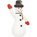 zahrada-XL Vánoční nafukovací sněhulák s LED diodami 1 000 cm – Zboží Mobilmania