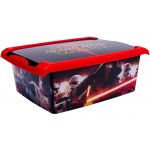 OKT Fashion Plastový box Star Wars 10 l 39 x 29 x 14 cm modrý červená – Hledejceny.cz