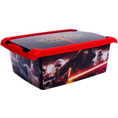 OKT Fashion Plastový box Star Wars 10 l 39 x 29 x 14 cm modrý červená – Zboží Mobilmania