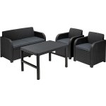 Keter ORLANDO + LYON stůl grafit – Zboží Mobilmania