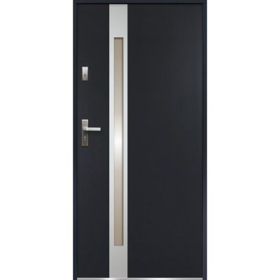 O.K. DOORS TEMIDAS INOX P55 antracit 90 P – Hledejceny.cz