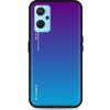 Pouzdro a kryt na mobilní telefon Realme Pouzdro TopQ LUXURY Realme 9i pevné duhové purpurové