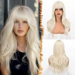 Barsdar Platinová blond vrstvená paruka s ofinou – Sleviste.cz