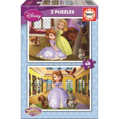 Educa 15927 lepenkové Sofia the first Disney 2 x 48 dílků – Hledejceny.cz