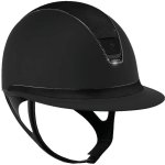 Samshield Jezdecká helma MissShield Shadowmatt 2.0 Alcantara Swarovski 300 Jet Black černá – Zboží Dáma