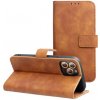 Pouzdro a kryt na mobilní telefon Samsung Forcell TENDER Book Case for SAMSUNG A05s brown