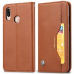 JustKing flipové peněženkové Huawei P30 Lite - hnědé – Hledejceny.cz