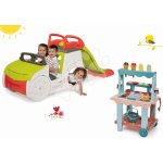 Smoby set preliazčka Adventure Car a Écoiffier vozík se zmrzlinou – Zboží Dáma