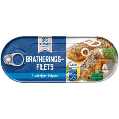 Almare smažené filé ze sledě V pikantním nálevu 325 g – Sleviste.cz