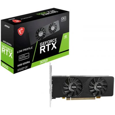 MSI GeForce RTX 3050 LP E 6G OC – Sleviste.cz