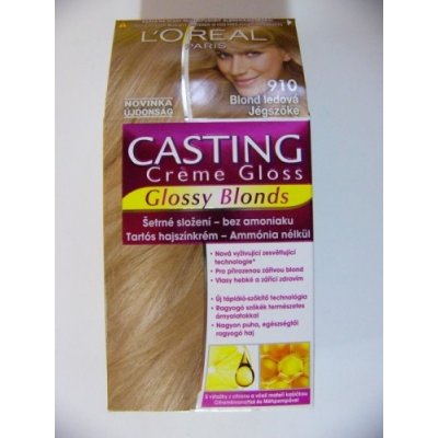 L'Oréal Casting Creme Gloss světlá blond ledová 910 od 129 Kč - Heureka.cz