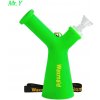 Vodní dýmka Waxmaid Silikonový bong Mr. Y Silicone 16 cm Green