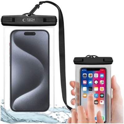 Pouzdro Tech-Protect Waterproof vodotěsné 6.9", černé – Zboží Živě