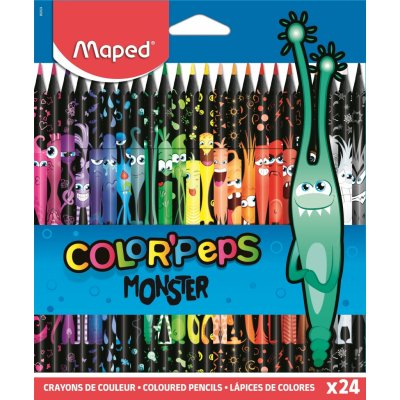 Maped 9862 Color'Peps Monster pastelky 24 ks – Zboží Dáma