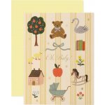 Rifle Paper Co. Přání s obálkou Oh Baby!, žlutá barva, papír – Hledejceny.cz