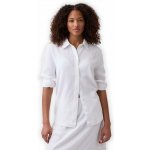 GAP Oversize košile z lněné směsi Easy Shirt Bílá – Sleviste.cz