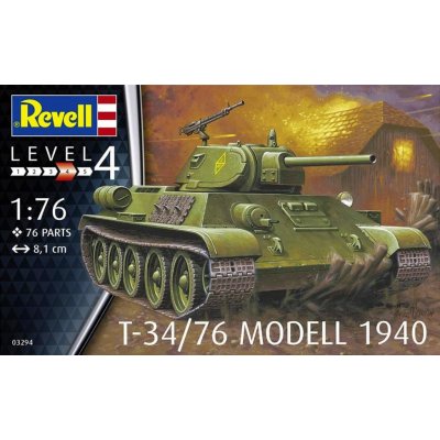 Revell Plastic ModelKit tank 03294 T-34/76 Modell 1940 1:76