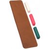 Brousek na nůž BeaverCraft obtahovací kůže Leather Strop for Honing (Green, White, Red)